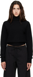 Baserange Black Tier Turtleneck