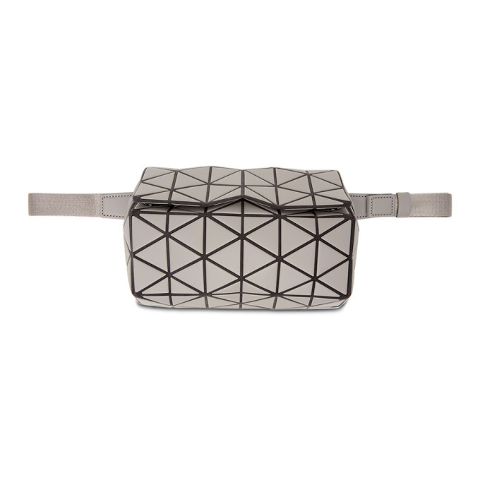 Bao Bao Issey Miyake Grey Sherpa Pouch Bao Bao Issey Miyake