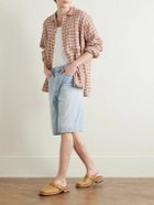 AGOLDE - Skater Straight-Leg Denim Shorts - Blue