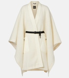 Moncler Grenoble Belted mohair, alpaca, wool-blend sweater