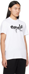 Moncler White Printed T-Shirt