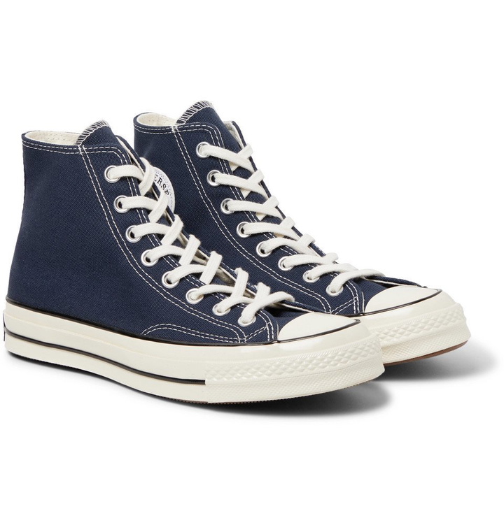 Photo: Converse - Chuck 70 Canvas High-Top Sneakers - Navy