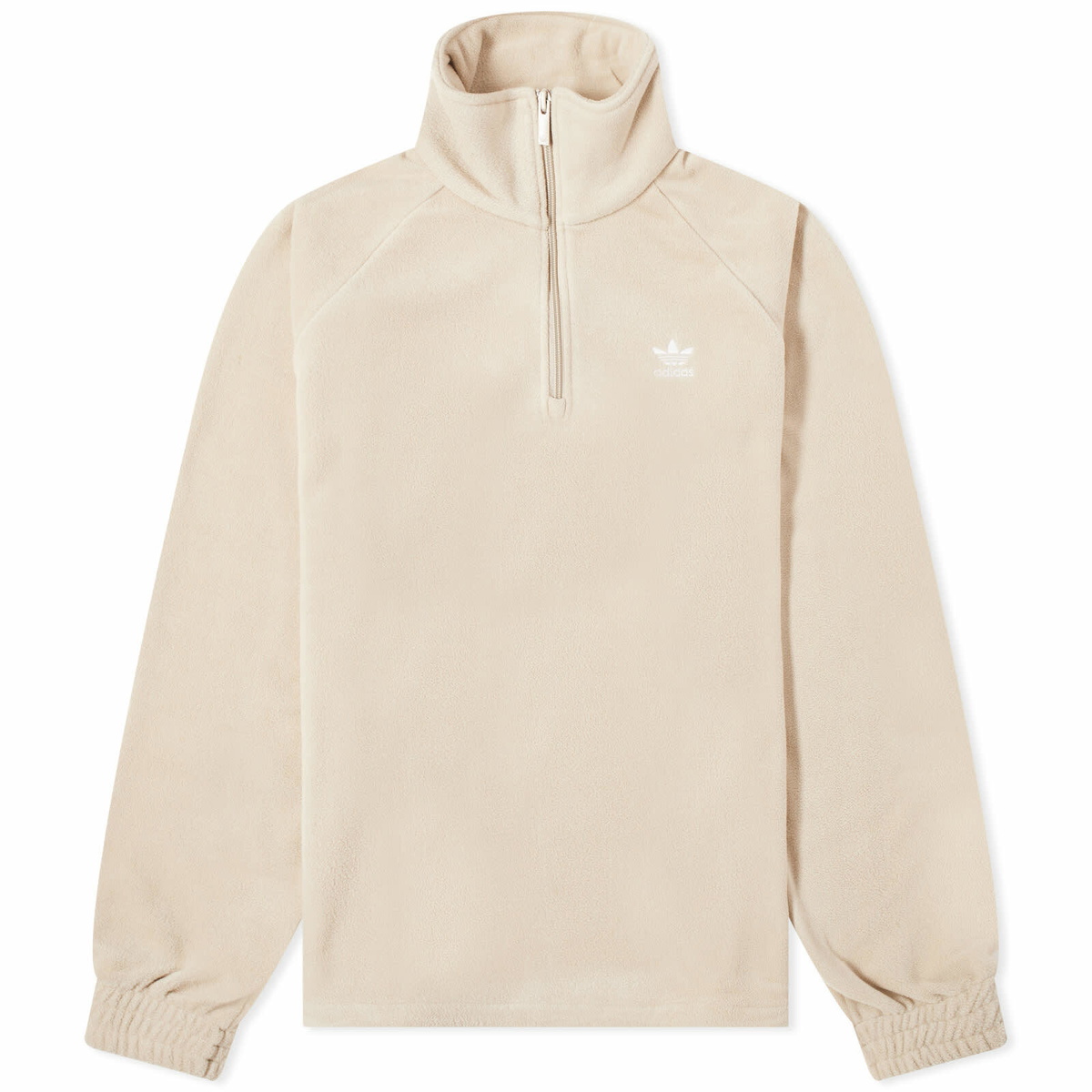 Adidas Women's 1/4 ZIP FLEECE in Wonder Beige adidas
