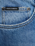 DOLCE & GABBANA Classic Logo Plaque Denim Jeans