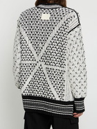 MM6 MAISON MARGIELA - Reversible Cotton Jacquard Knit Sweater
