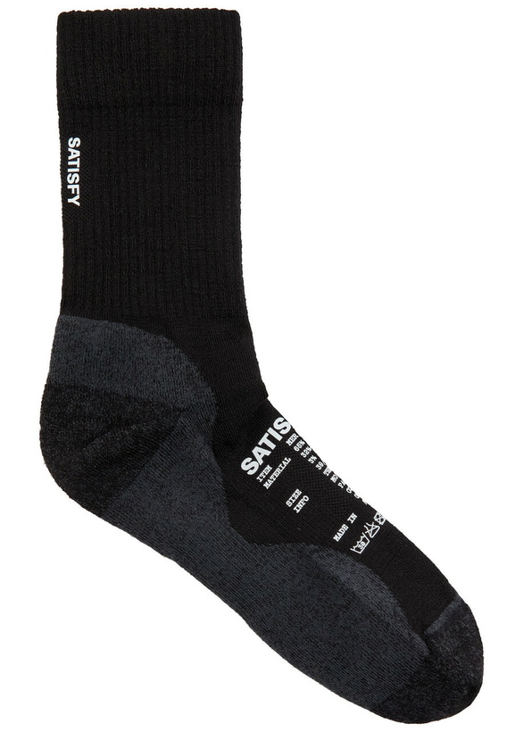 Photo: Satisfy Merino Nylon Tube Socks Black