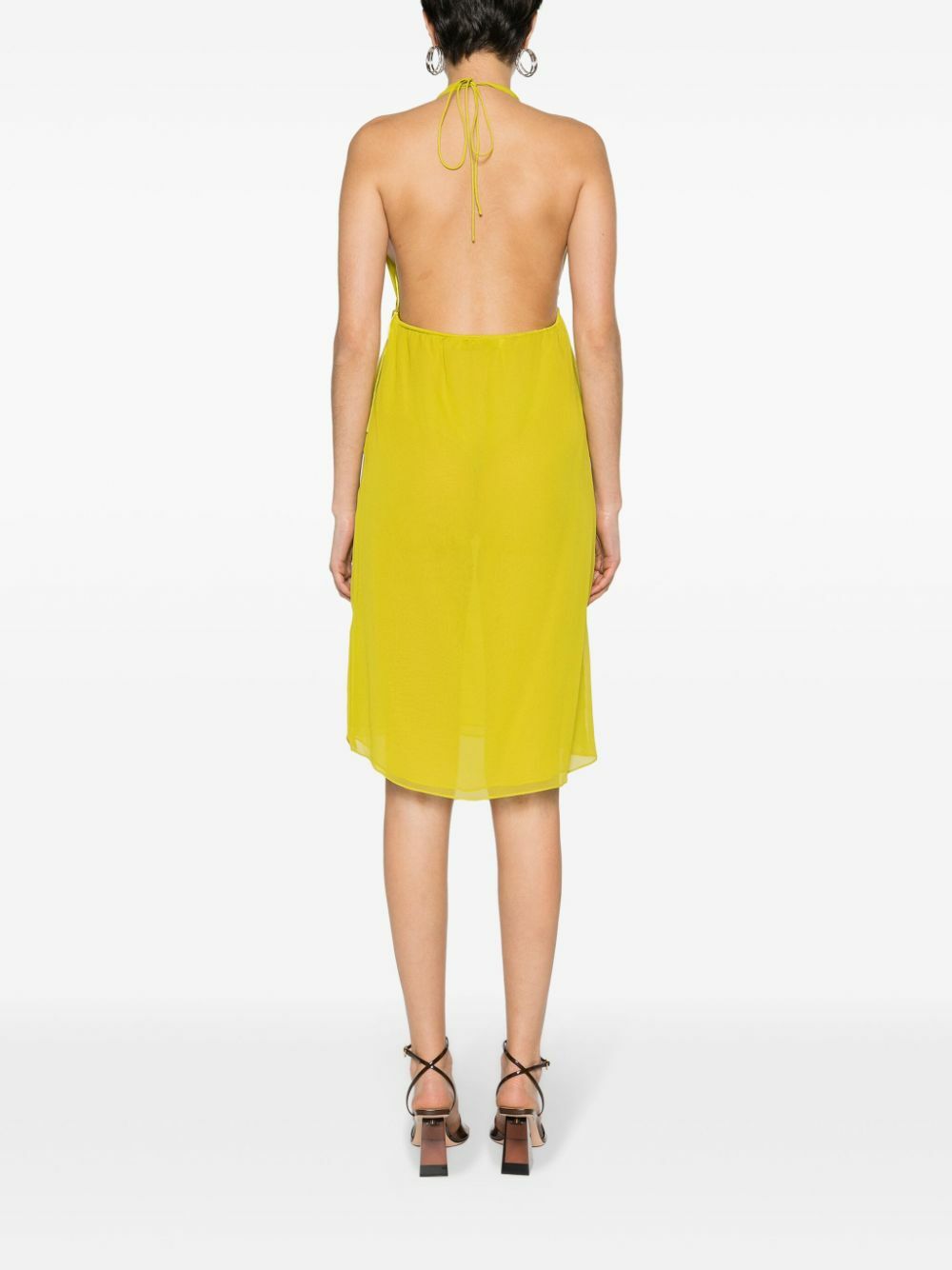 Christopher Esber Green Springs Silk Midi Dress Christopher Esber