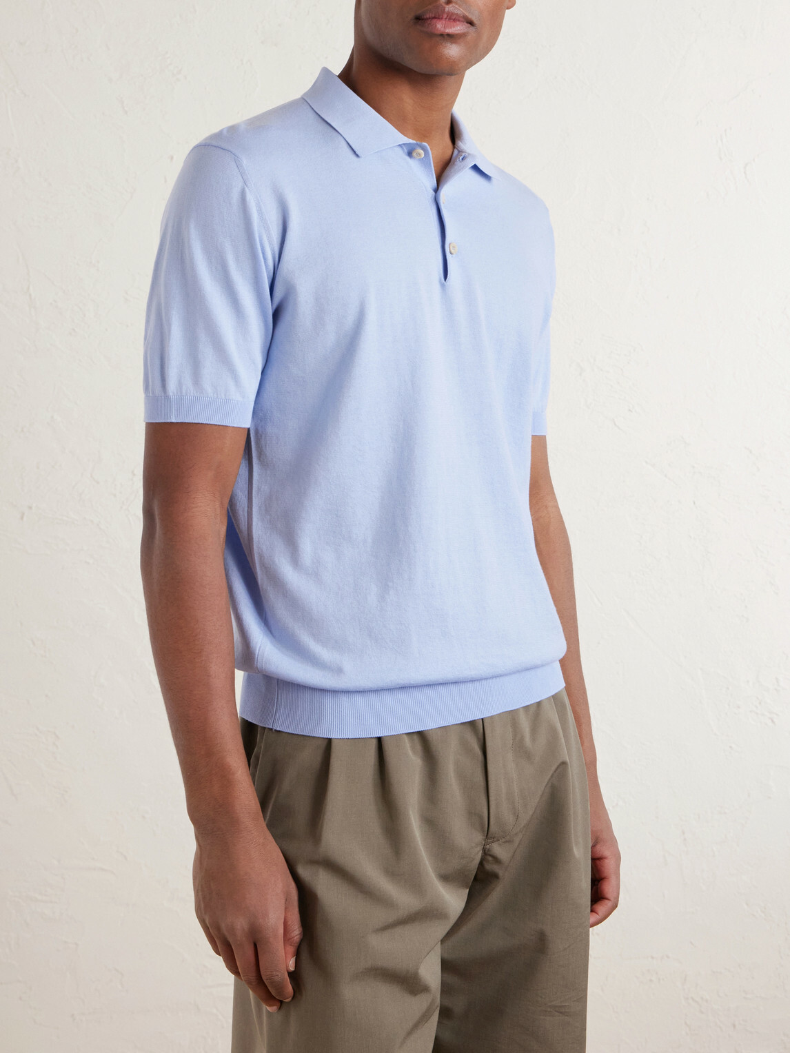 PIACENZA 1733 - Cotton Polo Shirt - Blue