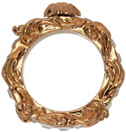 Versace Gold Medusa Crystal Ring