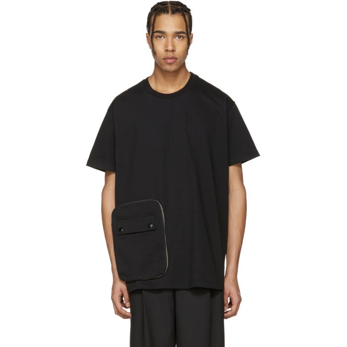 Photo: Givenchy Black Detachable Pocket T-Shirt
