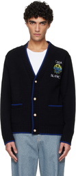 Casablanca Black Flaming Tennis Ball Cardigan