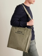 A.P.C. - Logo-Print Cotton-Canvas Tote