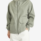 Taion Men's Military Zip Reversible Parka Jacket in Dark Sage Green
