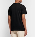 A.P.C. - Logo-Print Cotton-Jersey T-Shirt - Black