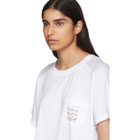 Baja East White Puff Puff Pass Raglan T-Shirt