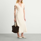 RIXO Women's Clarice Midi Dress in Cream