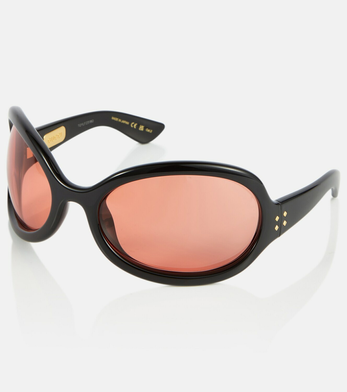 サングラス GUCCI Round sunglasses Round-frame sunglasses in yellow gold-toned metal | GUCCI® US