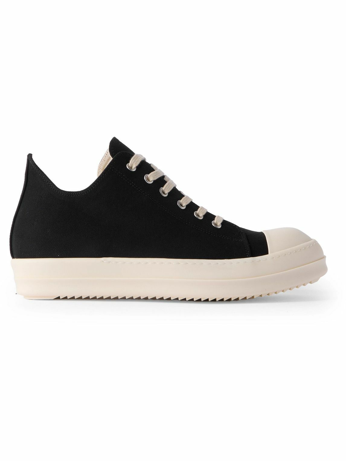 DRKSHDW by Rick Owens - Ramones Canvas Sneakers - Black Rick Owens