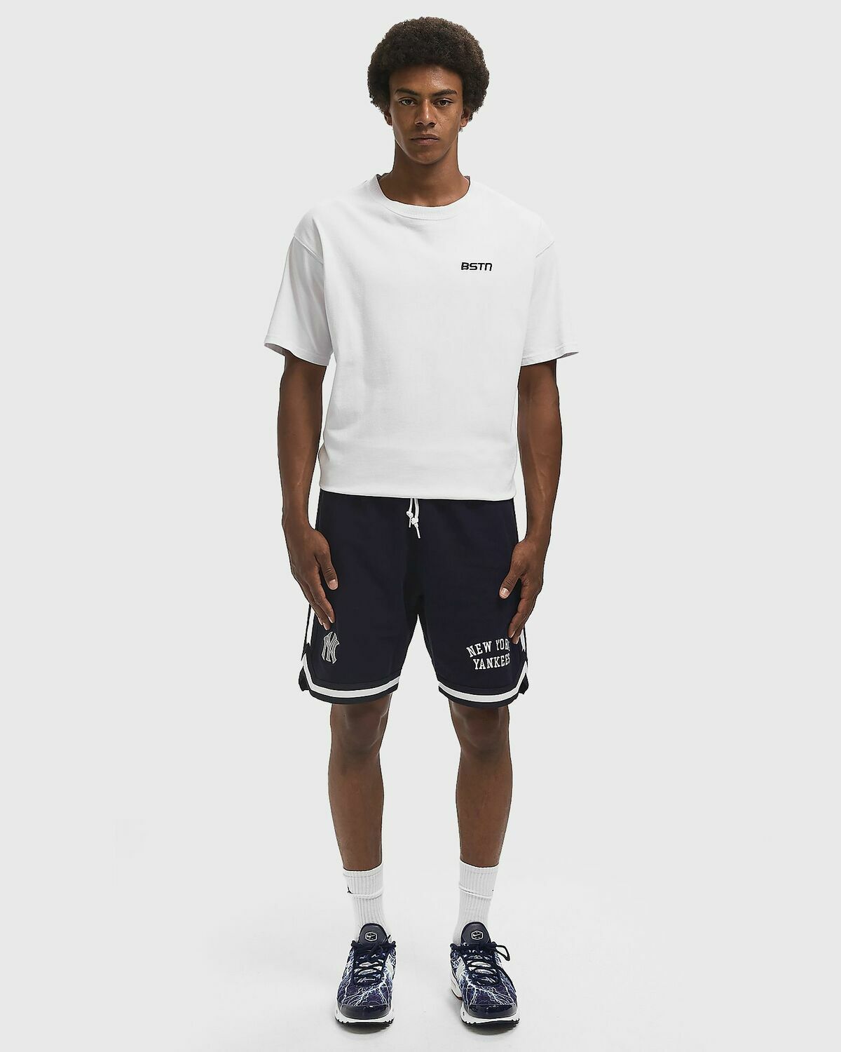 New Era SPTCLAS SSTEE2398 NEW YORK YANKEES Blue Mens Sport & Team Shorts/Team Pant
