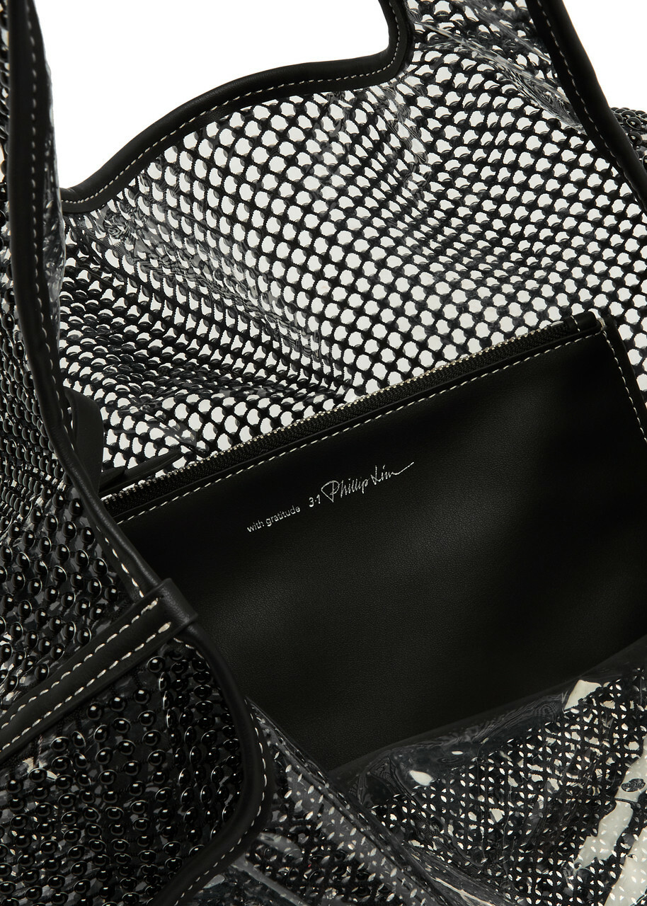 3.1 Phillip Lim Market Embellished Pvc Tote - Black - One Size