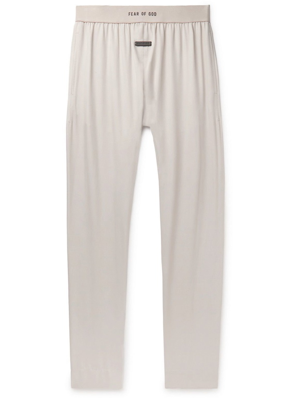 Photo: Fear of God - Satin-Twill Pyjama Trousers - Neutrals