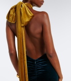 Retrofête Goleta velvet gown