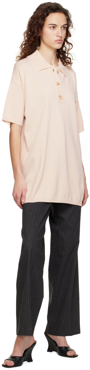 Elleme Gray Curved Stitched Trousers