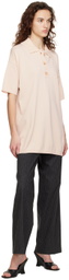 Elleme Gray Curved Stitched Trousers