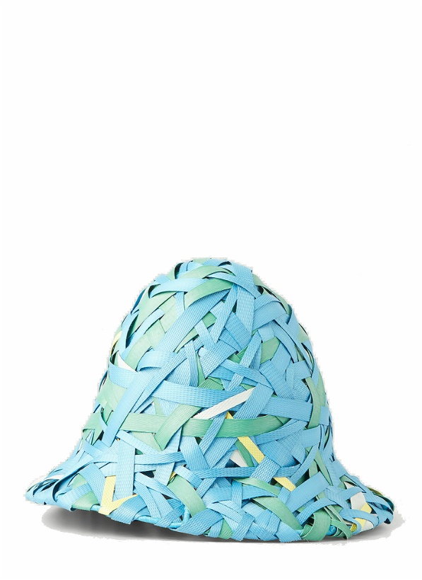 Photo: Upcycled Sun Hat in Blue