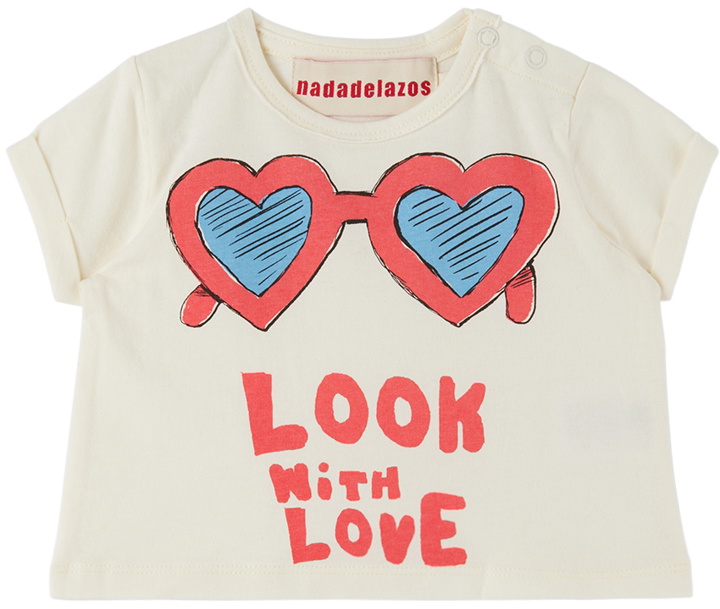 Photo: nadadelazos Baby Off-White 'Look With Love' T-Shirt