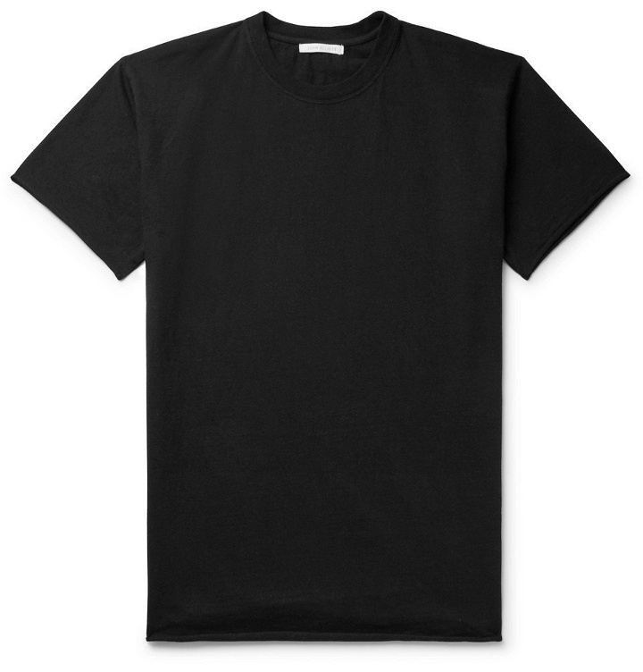 Photo: John Elliott - Cotton-Jersey T-Shirt - Men - Black