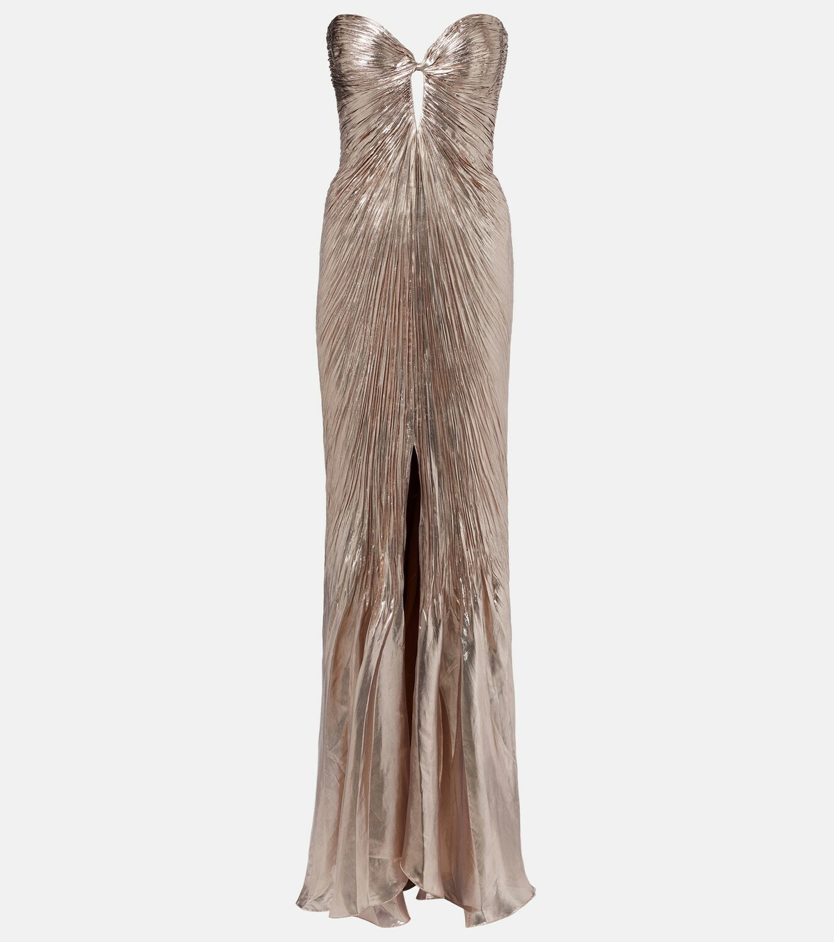 Maria Lucia Hohan Mirren silk-blend chiffon bustier gown