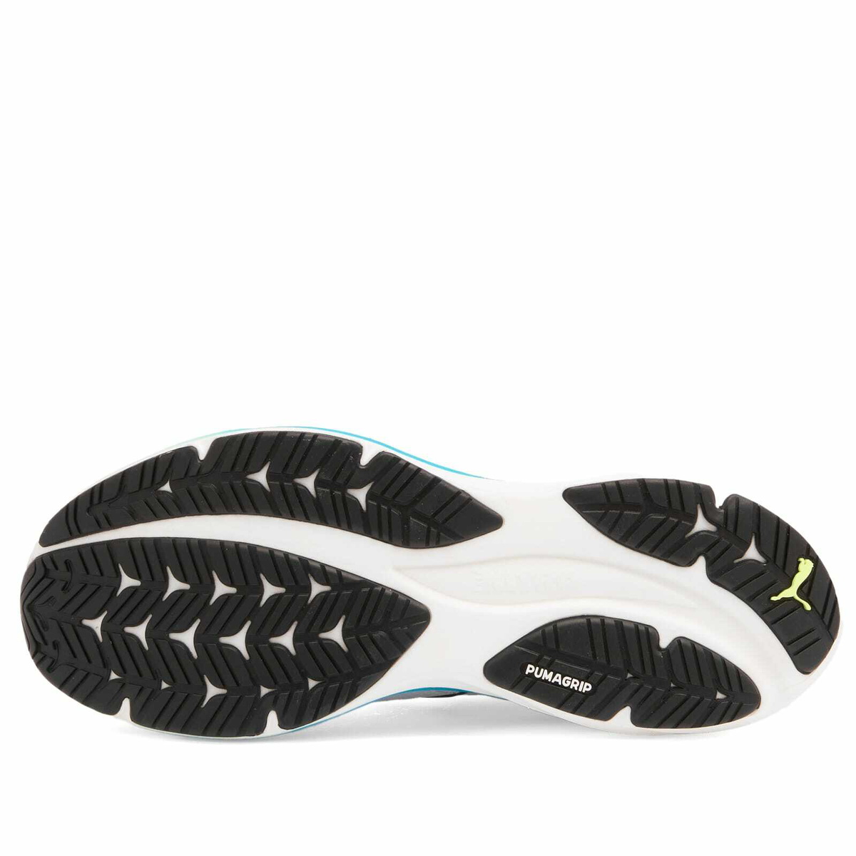 Puma Magnify NITRO 3 Sneaker in White/Mint Melt