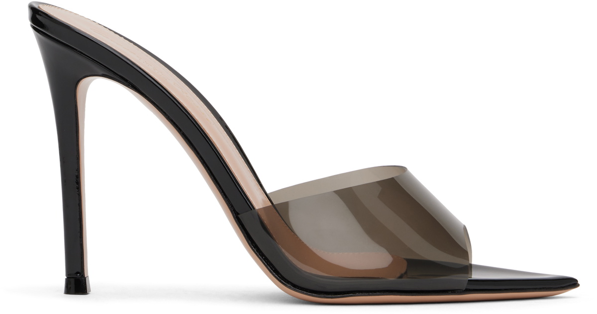 Gianvito Rossi Black Elle Heeled Sandals
