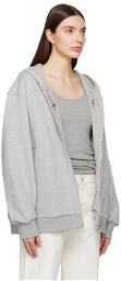 Wooyoungmi Gray String Hoodie
