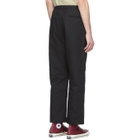 paa Black Canvas Trousers
