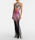 Roberto Cavalli Printed halterneck jumpsuit