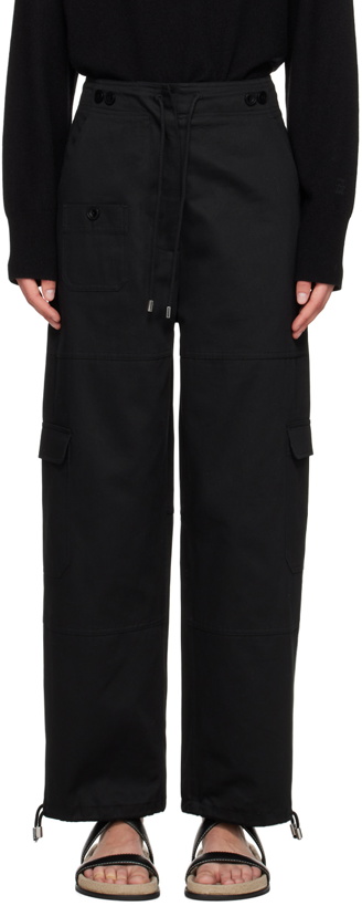 Photo: TOTEME Black Cargo Trousers