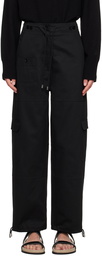 TOTEME Black Cargo Trousers