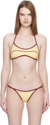 Fruity Booty Yellow Reef Bikini Top