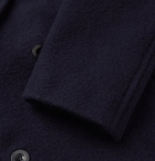 Mr P. - Double-Breasted Virgin Wool and Cashmere-Blend Bouclé Peacoat - Men - Navy