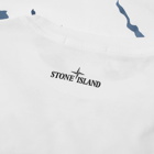 Stone Island Junior Camo Compass Logo Tee