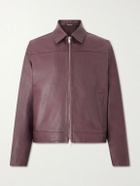 Lardini - Pawoody Full-Grain Leather Jacket - Brown