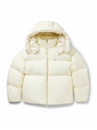 Moncler Genius - Roc Nation by Jay-Z Antila Logo-Appliquéd Quilted Shell Hooded Down Jacket - Neutrals