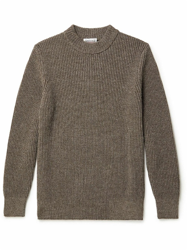 Photo: S.N.S. Herning - Fender Ribbed Wool Sweater - Gray