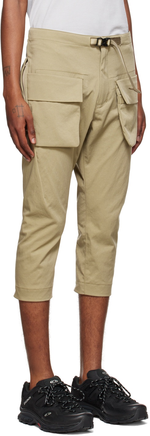 CCP Beige Cropped Chino Trousers