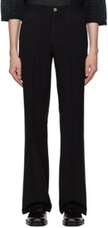 KOZABURO Black Dapper Trousers