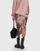 Rotate Birger Christensen Sequins Pencil Skirt Pink Skirts