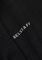 Belstaff Alloy Logo Stretch-cotton Polo Shirt Black