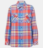 God's True Cashmere Creator plaid cashmere shirt